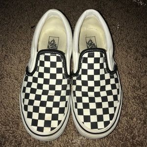 Checkerboard Slip-on Vans